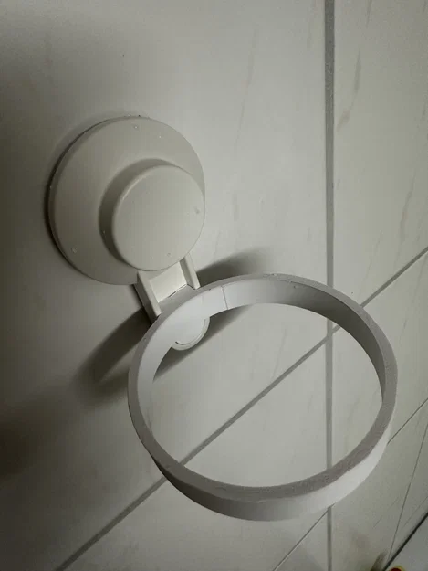 Ikea Tisken - Ngàm treo máy sấy (bản cập nhật mới) kèm móc treo dây/phích cắm - Image 3