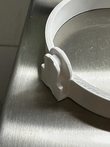Ikea Tisken - Ngàm treo máy sấy (bản cập nhật mới) kèm móc treo dây/phích cắm - Image 6