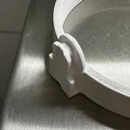 Ikea Tisken - Ngàm treo máy sấy (bản cập nhật mới) kèm móc treo dây/phích cắm - Thumbnail 6