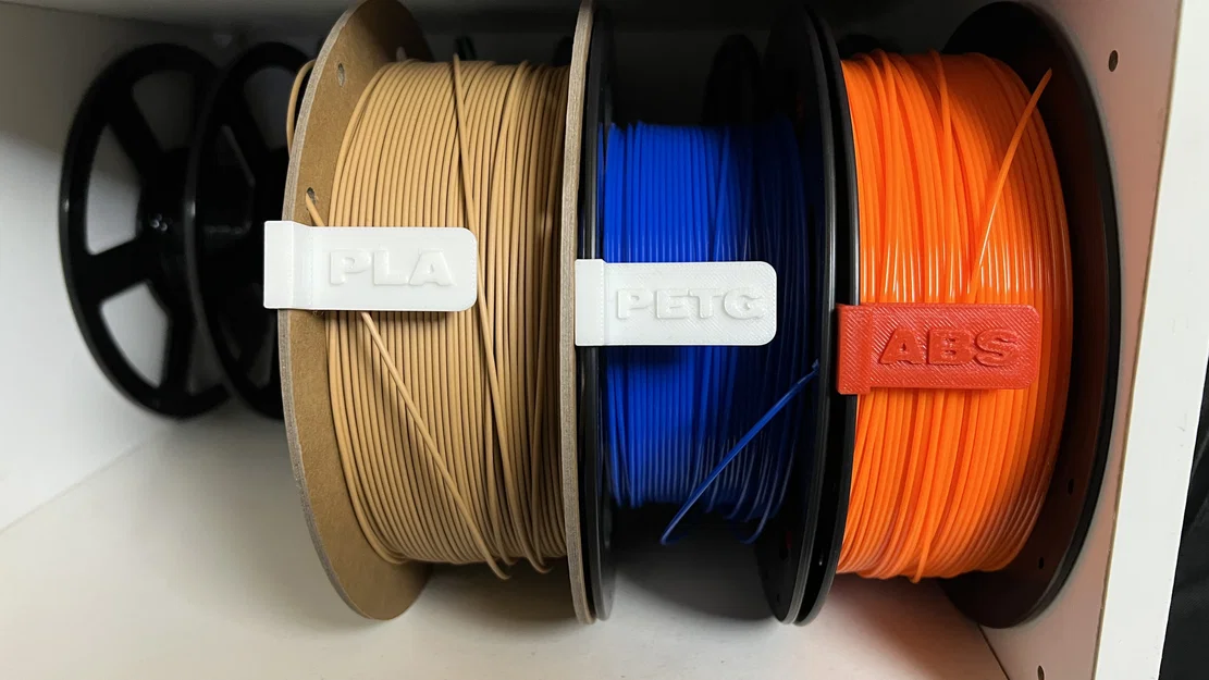 Kẹp bảng tên định danh loại nhựa cho cuộn Filament in 3D - Image 1