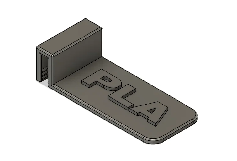 Kẹp bảng tên định danh loại nhựa cho cuộn Filament in 3D - Image 2