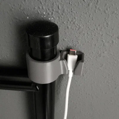 Giá treo điện thoại và cáp sạc cho khung ống 30mm (In 3D)