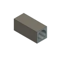Đầu nối tủ quần áo gấp 2/3/4 pole, đường kính trong 12.7 mm - Thumbnail 5