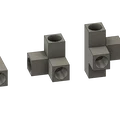 Đầu nối tủ quần áo gấp 2/3/4 pole, đường kính trong 12.7 mm - Thumbnail 6