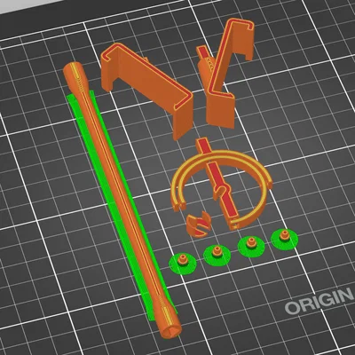 Gimbal dẫn filament cho Prusa MK3/4 (Filament guide gimbal)