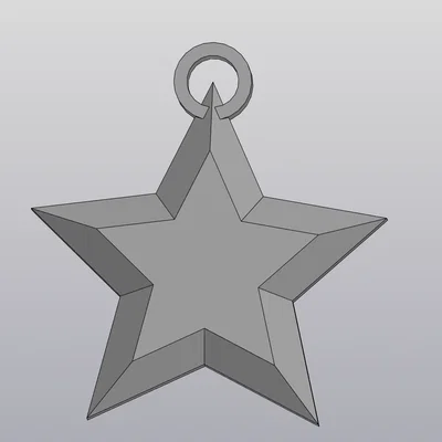 Mô hình trang trí hình ngôi sao (Star Decorations) in 3D độc đáo