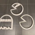 Bộ khuôn cắt bánh quy Pacman - In 3D tạo hình bánh cực dễ thương - Thumbnail 1