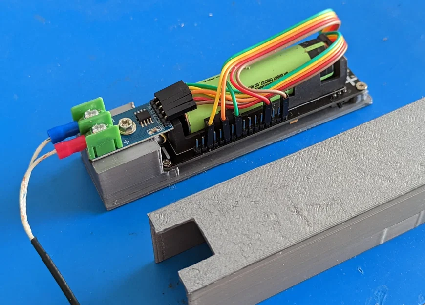 Giá đỡ Wemos D1 18650 + cảm biến nhiệt MAX6675 - Image 1