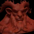 Tượng bán thân 3D của một thực thể thần thoại - Thumbnail 4