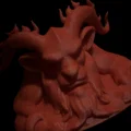 Tượng bán thân 3D của một thực thể thần thoại - Thumbnail 5
