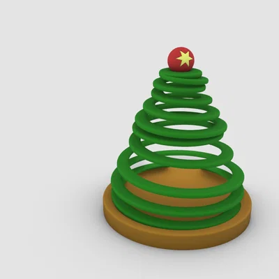 Cây Thông Noel Lò Xo (Spring Christmas Tree)