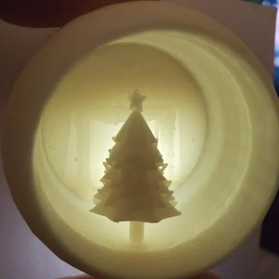 Mô hình trang trí Noel 3D Home for the Holidays kèm đèn LED