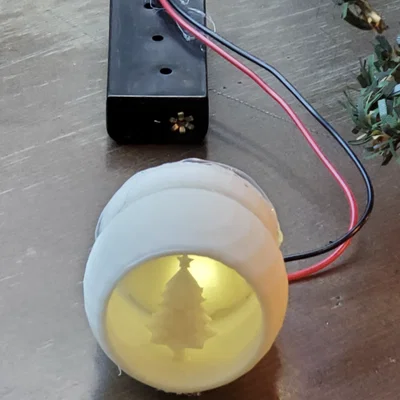 Mô hình trang trí Noel 3D Home for the Holidays kèm đèn LED