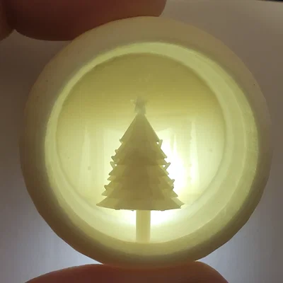 Mô hình trang trí Noel 3D Home for the Holidays kèm đèn LED