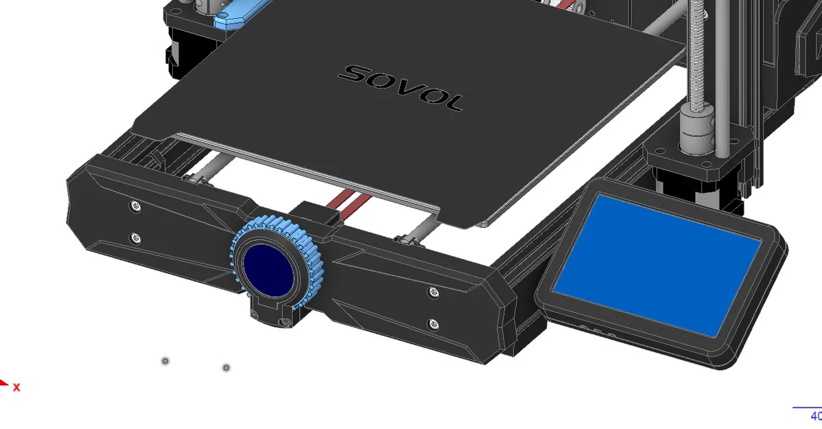 KNOBMI! Hệ căng dây curoa trục Y Sovol SV06 tích hợp Knomi - Image 4
