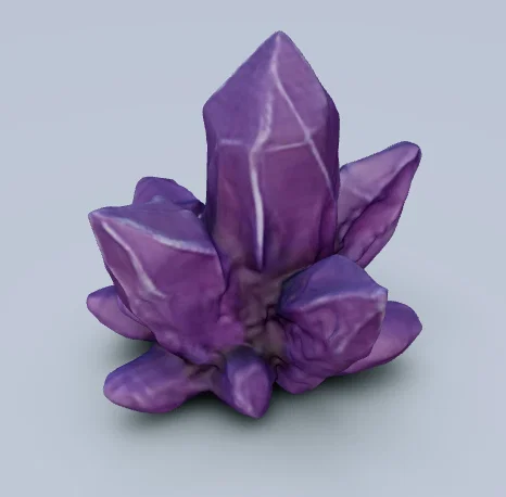 Mô hình cụm tinh thể thạch anh trang trí (Crystal Cluster) đẹp mắt - Image 1