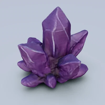 Mô hình cụm tinh thể thạch anh trang trí (Crystal Cluster) đẹp mắt