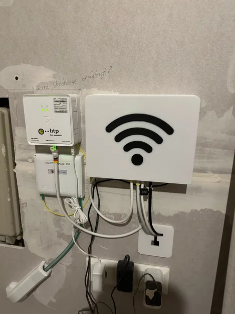 Fritzbox Cover – Nắp che router/modem treo tường - Image 1