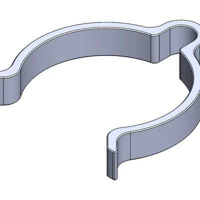 Kẹp Snap-On cho Dây (Ø3–12) gắn Ống (Ø20–50)