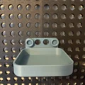 Giá đỡ hộp chứa đồ 100mm gắn bảng đục lỗ (Thread Board Holder) - Thumbnail 2