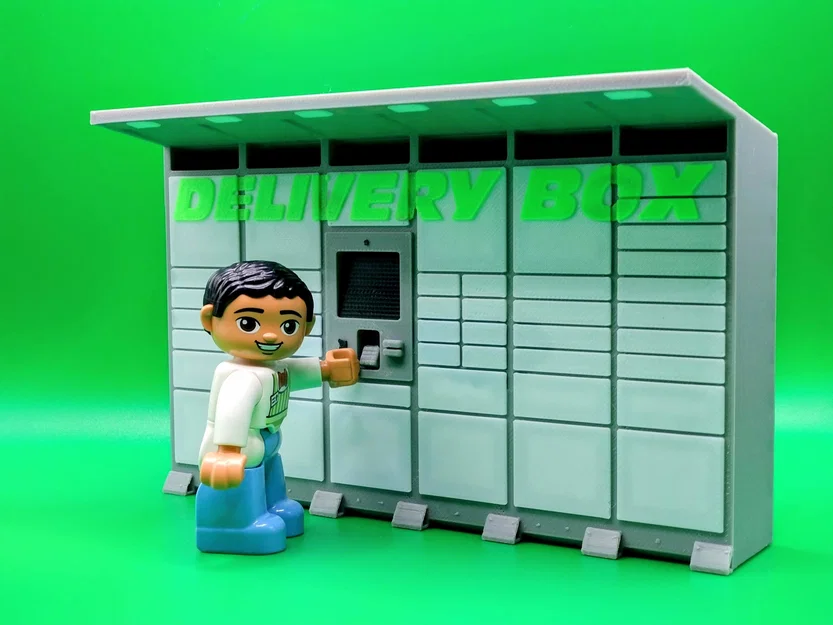 Mô hình tủ nhận hàng Delivery Box in 3D độc đáo - Image 1