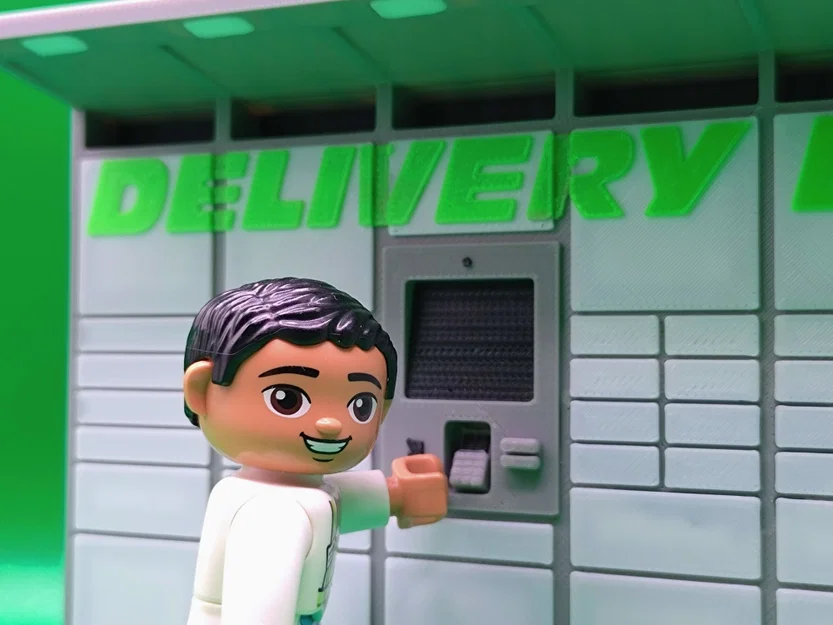 Mô hình tủ nhận hàng Delivery Box in 3D độc đáo - Image 2