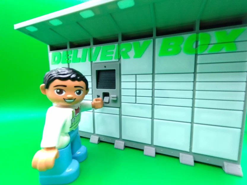 Mô hình tủ nhận hàng Delivery Box in 3D độc đáo - Image 3