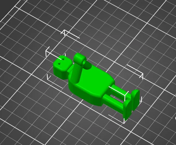 Mô hình Stick Figure trang trí tủ lạnh 3D sáng tạo - Image 1
