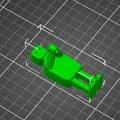 Mô hình Stick Figure trang trí tủ lạnh 3D sáng tạo - Thumbnail 1