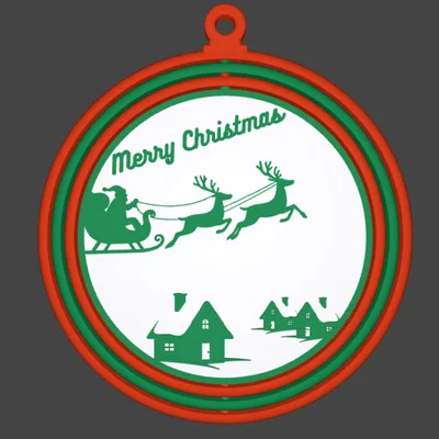 Đồ trang trí cây thông Noel 3D xoay 360 độ cực đẹp