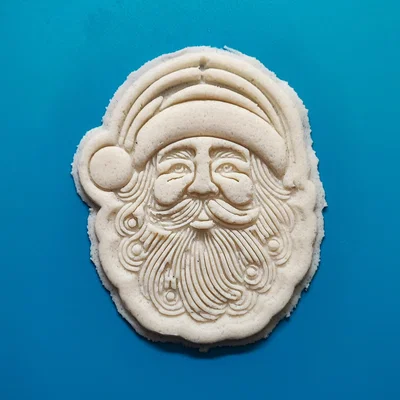 Khuôn cắt bánh Santa cookie cutter v2