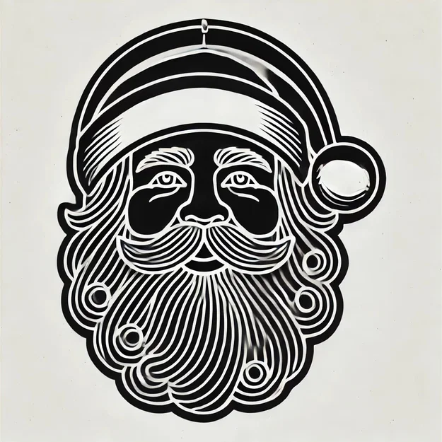 Khuôn cắt bánh Santa cookie cutter v2 - Image 2
