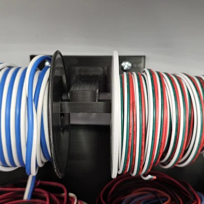 Giá treo cuộn dây gắn tường 3D - Giải pháp quản lý dây cáp chuyên nghiệp