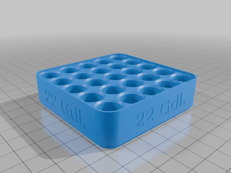 Khay nạp đạn 22 Grendel (22 Grendel Stacking Loading Block) 3D - Image 1