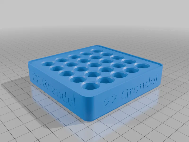 Khay nạp đạn 22 Grendel (22 Grendel Stacking Loading Block) 3D - Image 2