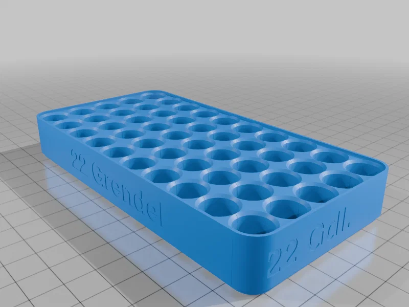 Khay nạp đạn 22 Grendel (22 Grendel Stacking Loading Block) 3D - Image 3