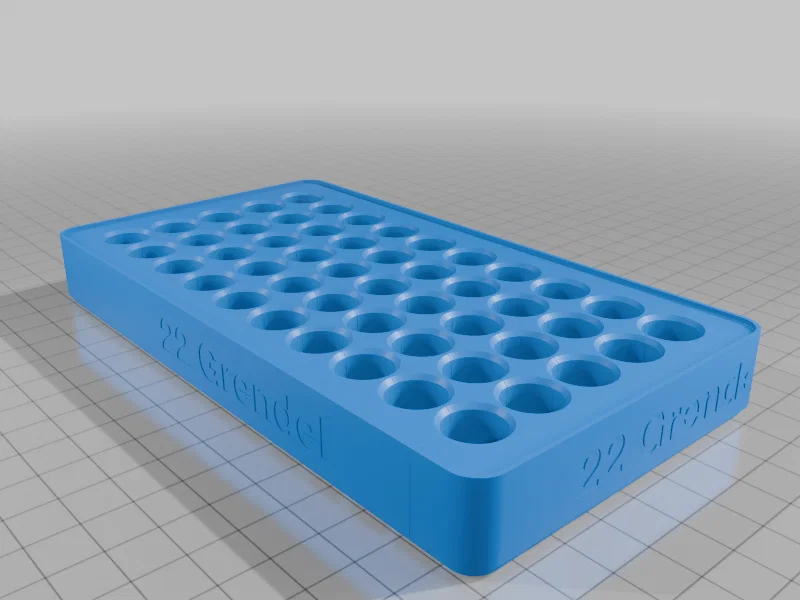 Khay nạp đạn 22 Grendel (22 Grendel Stacking Loading Block) 3D - Image 4