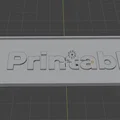 Bảng tên Printables 3D - Mẫu trang trí bàn làm việc độc đáo - Thumbnail 1