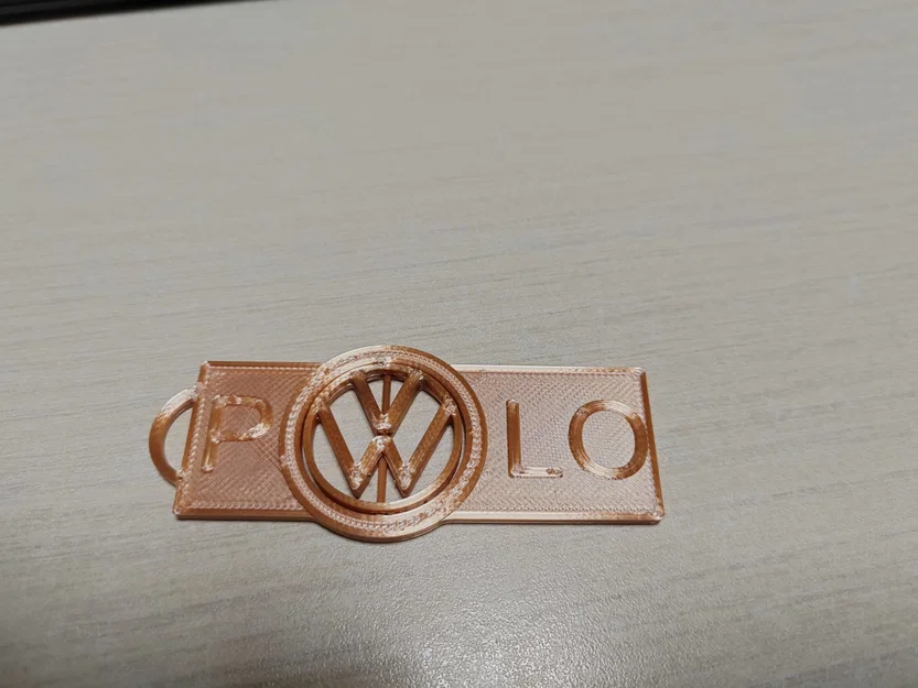 Móc khóa VW Polo (logo xoay) - Image 3