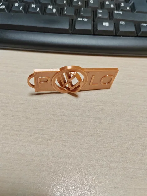 Móc khóa VW Polo (logo xoay) - Image 4