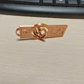 Móc khóa VW Polo (logo xoay) - Thumbnail 4