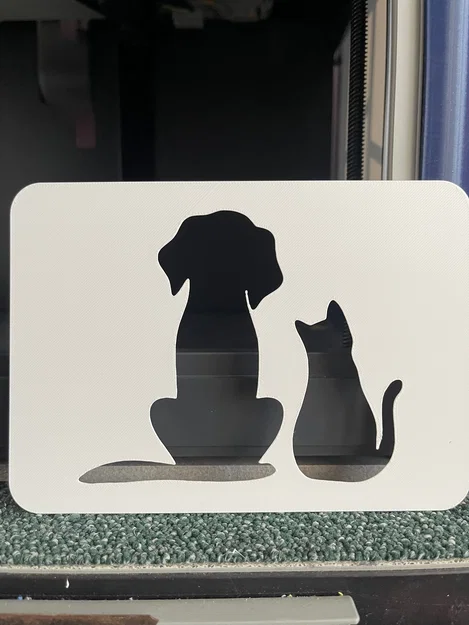 Mèo và Chó - Khuôn Stencil/Template để vẽ và sơn - Image 1