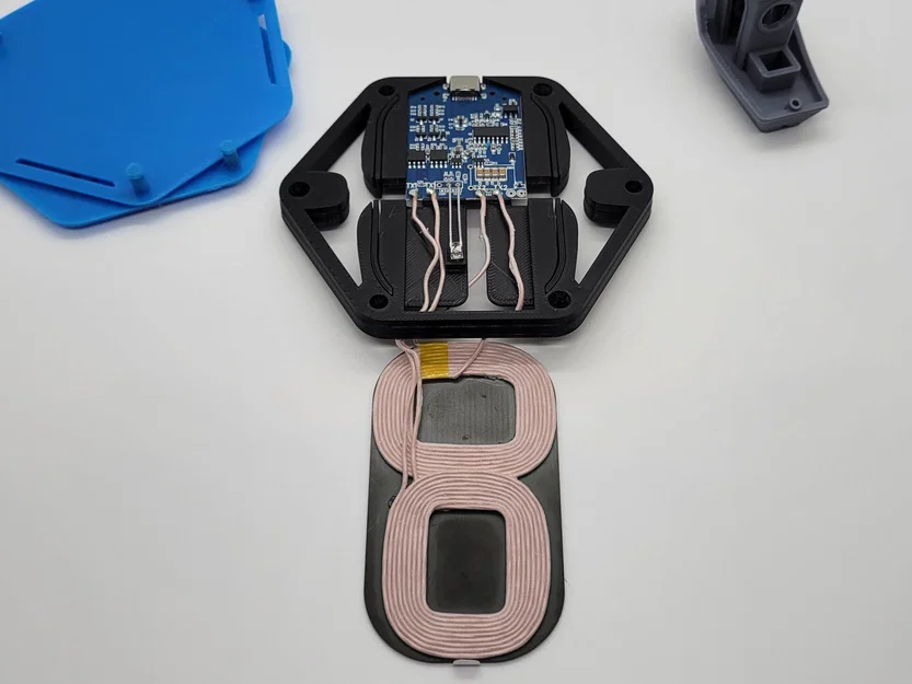 Đế sạc không dây DIY Dual Coil (USB C) – In 3D - Image 4
