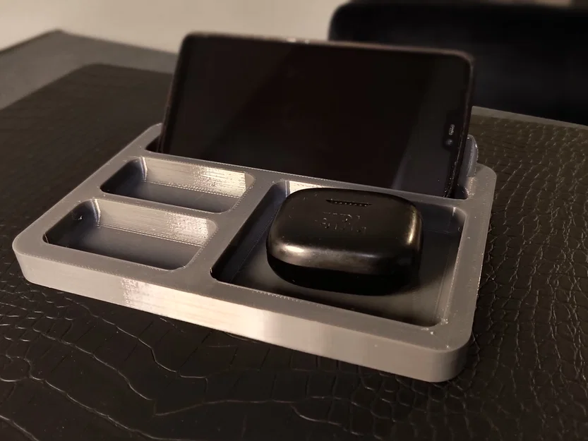 Khay Organizer Tối Giản cho Điện Thoại, Earbuds và Đồ Lặt Vặt - Image 1