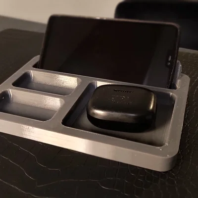Khay Organizer Tối Giản cho Điện Thoại, Earbuds và Đồ Lặt Vặt