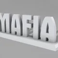 Mô hình trang trí logo Mafia 1 cho game thủ in 3D cực chất - Thumbnail 1
