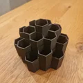 Ống cắm bút hình lục giác (Pencil holder hexagon) in 3D độc đáo - Thumbnail 1
