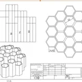 Ống cắm bút hình lục giác (Pencil holder hexagon) in 3D độc đáo - Thumbnail 4