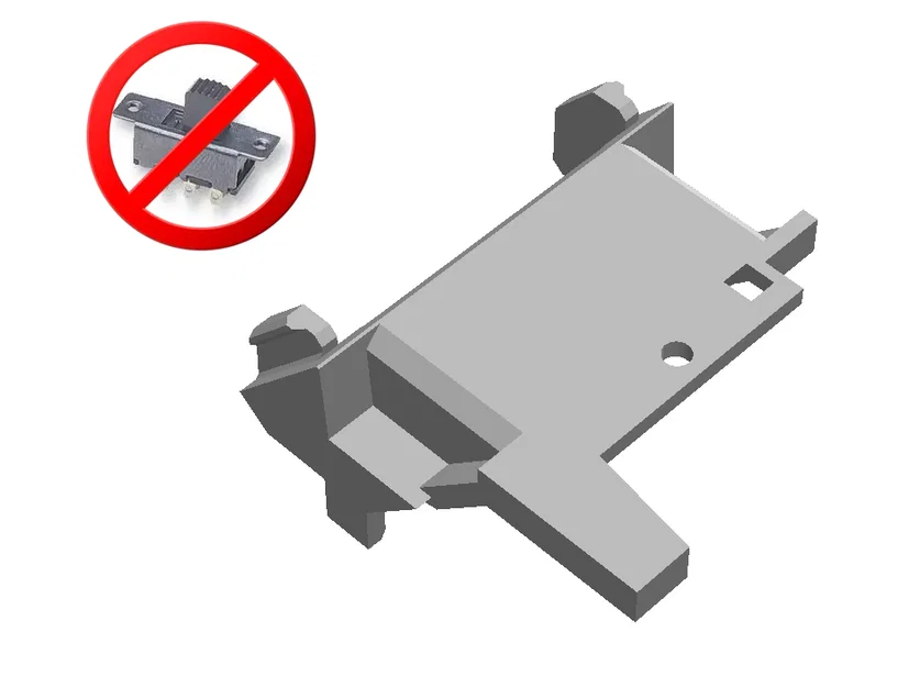 Lower Interior không có lỗ switch - RC Forklift ProfessorBoots - Image 1