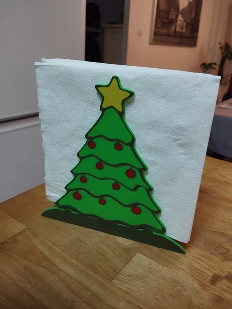 Khay đựng khăn giấy hình cây thông Noel 3D độc đáo cho ngày lễ - Image 1